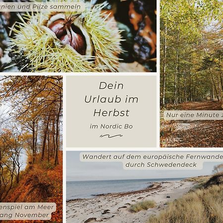 Nordic Bo -Wellen Wald Und Wilde Kueste- Strandnahe Doppelhaushaelfte Mit Waldterrasse Surendorf Экстерьер фото