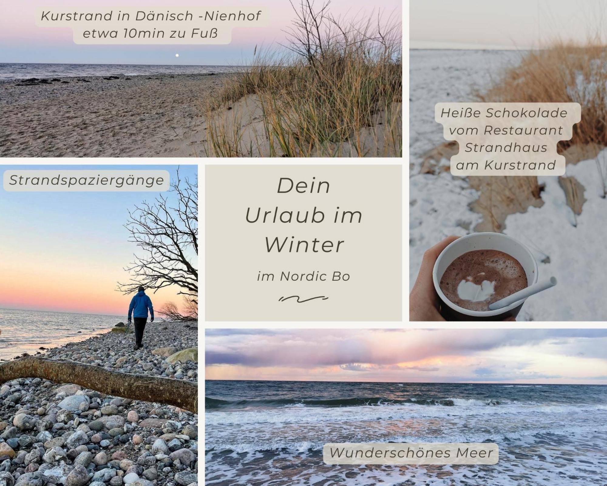Nordic Bo -Wellen Wald Und Wilde Kueste- Strandnahe Doppelhaushaelfte Mit Waldterrasse Surendorf Экстерьер фото
